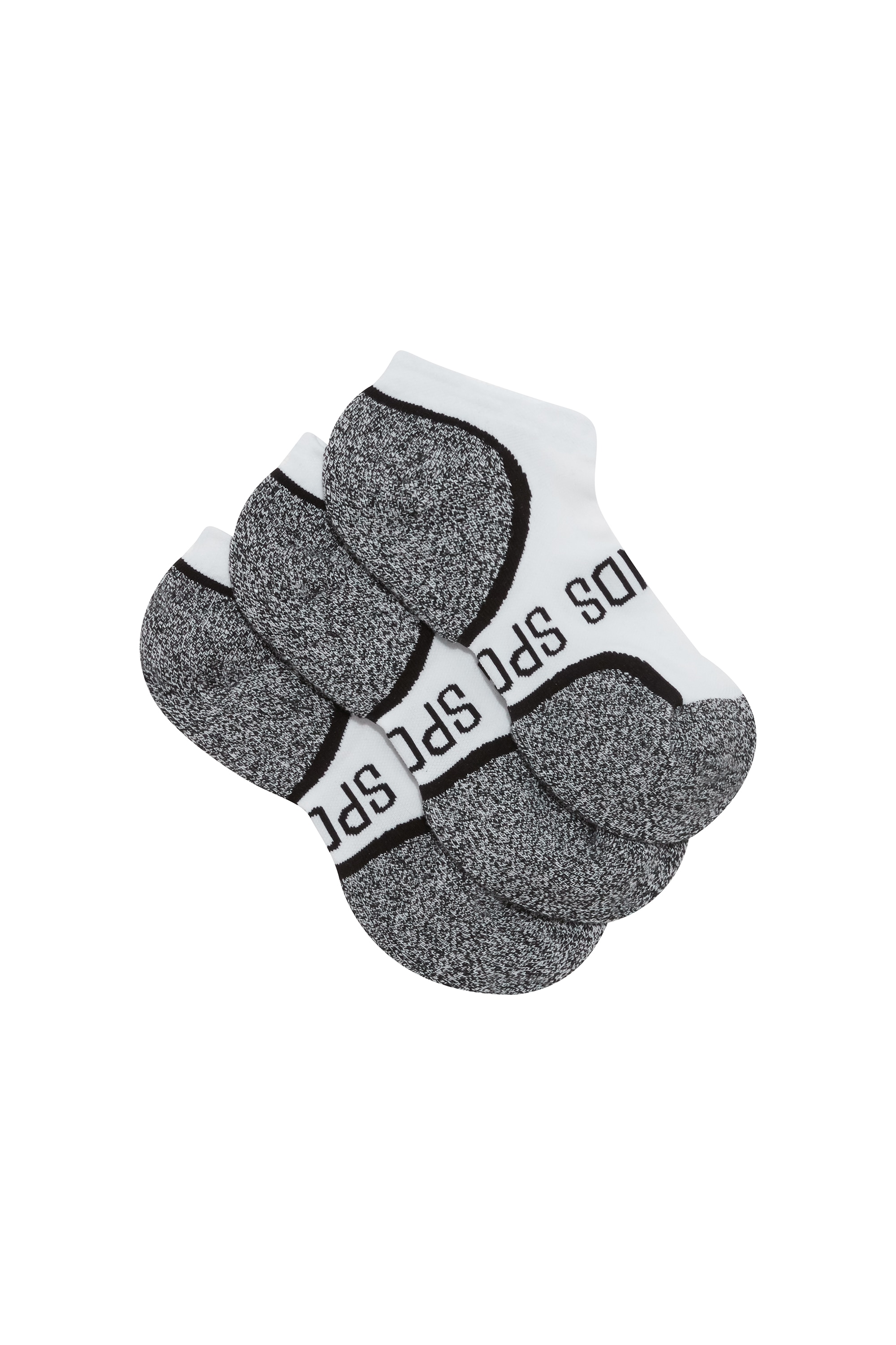 Womens Ultimate Comfort Low Cut 3 Pack Socks in White