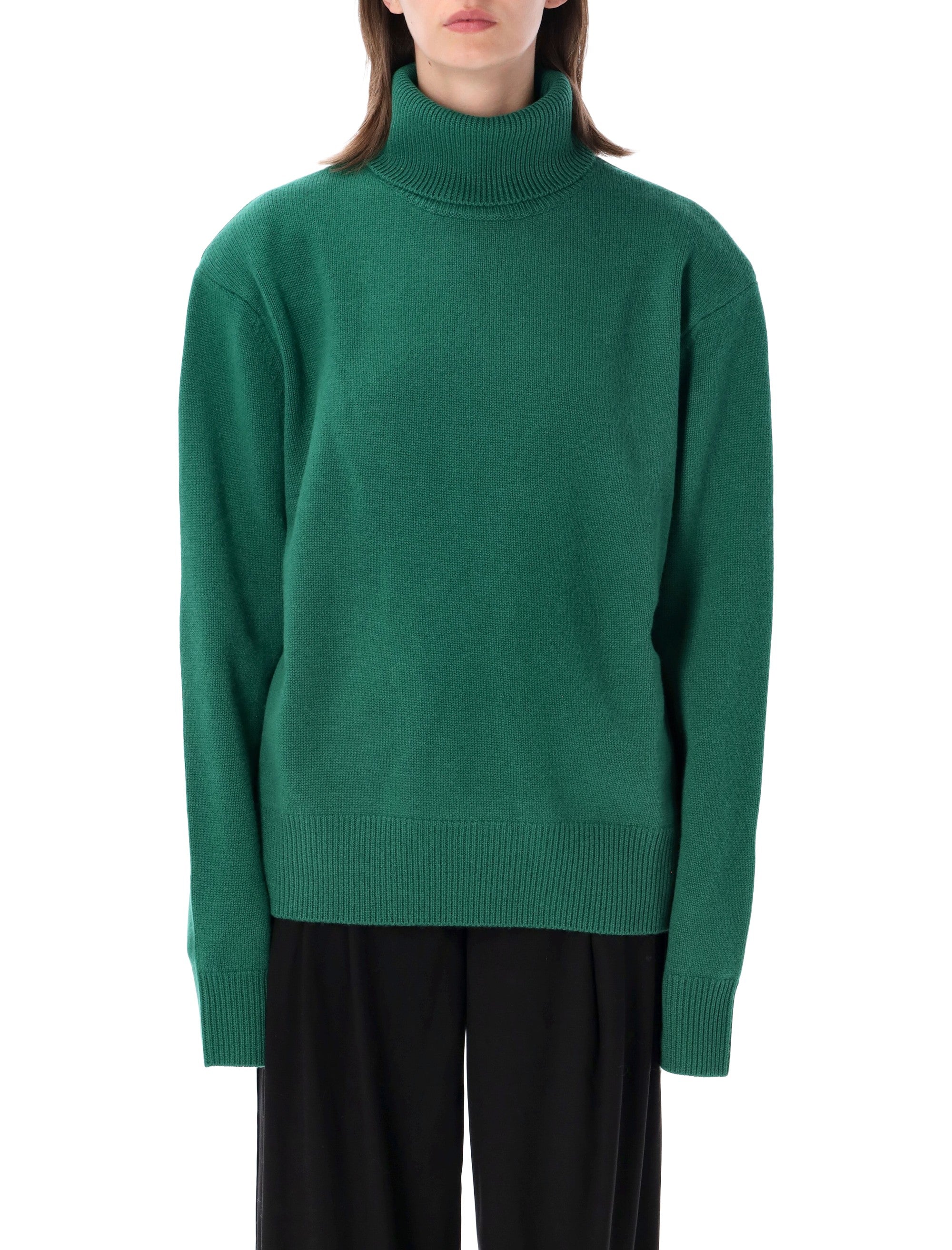 Cashmere-Blend Turtleneck Sweater