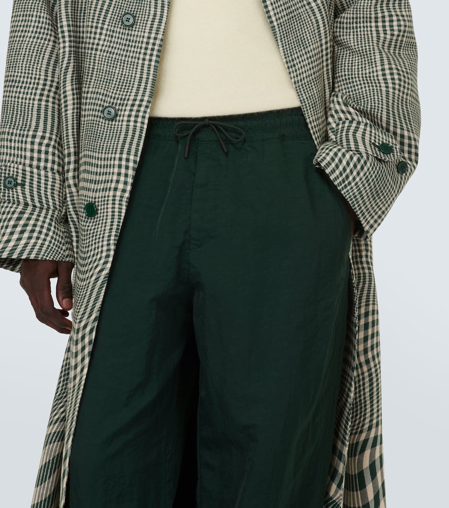 Technical wide-leg pants