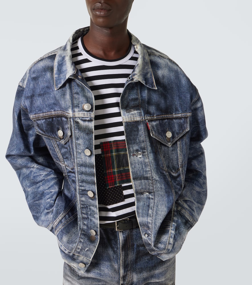 X Levi's printed denim jacket