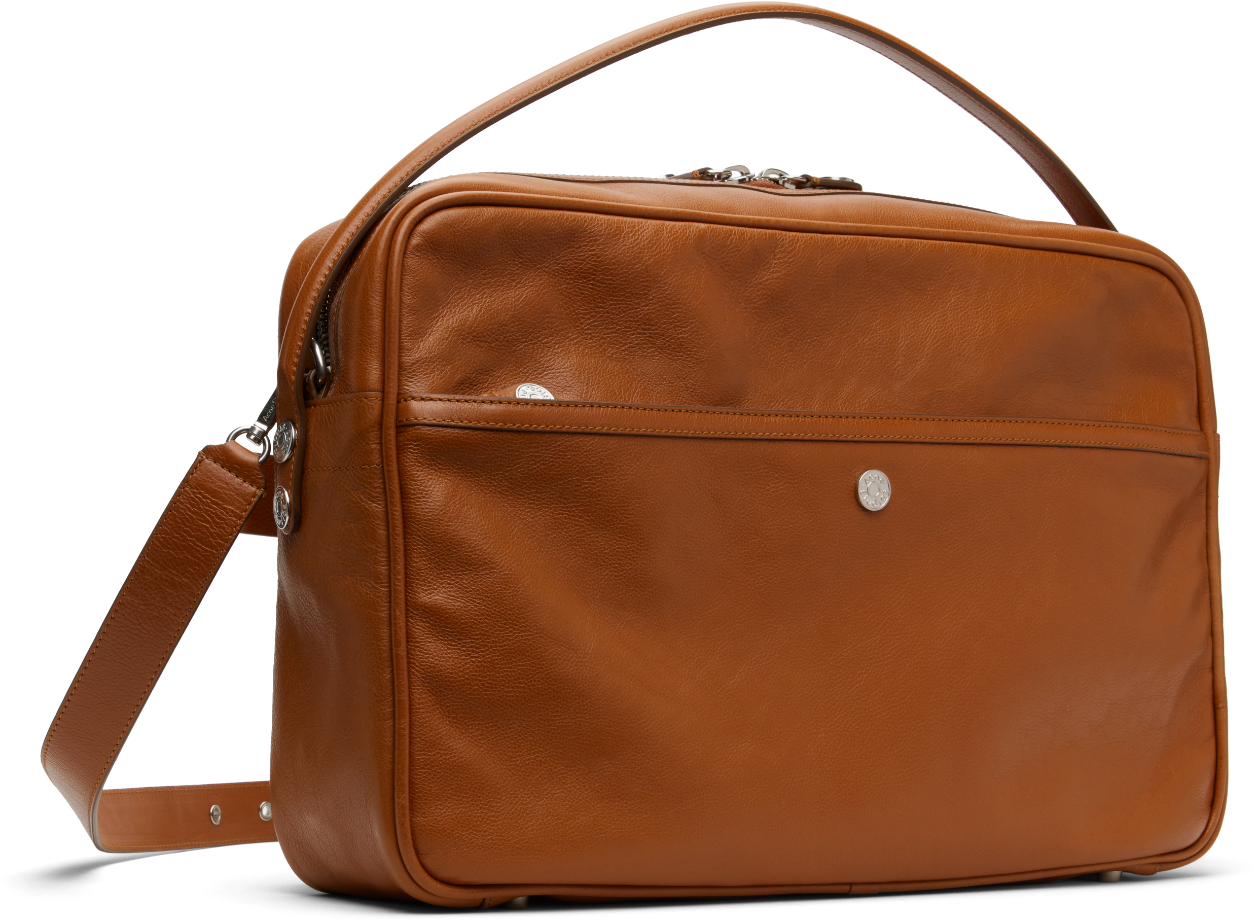 Acne Studios Brown Camero Camera Shoulder Bag