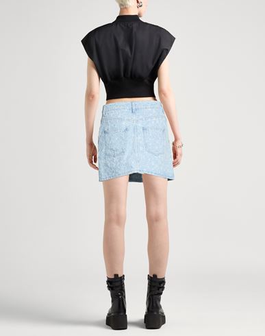 Woman Denim skirt Blue Size 6 Cotton