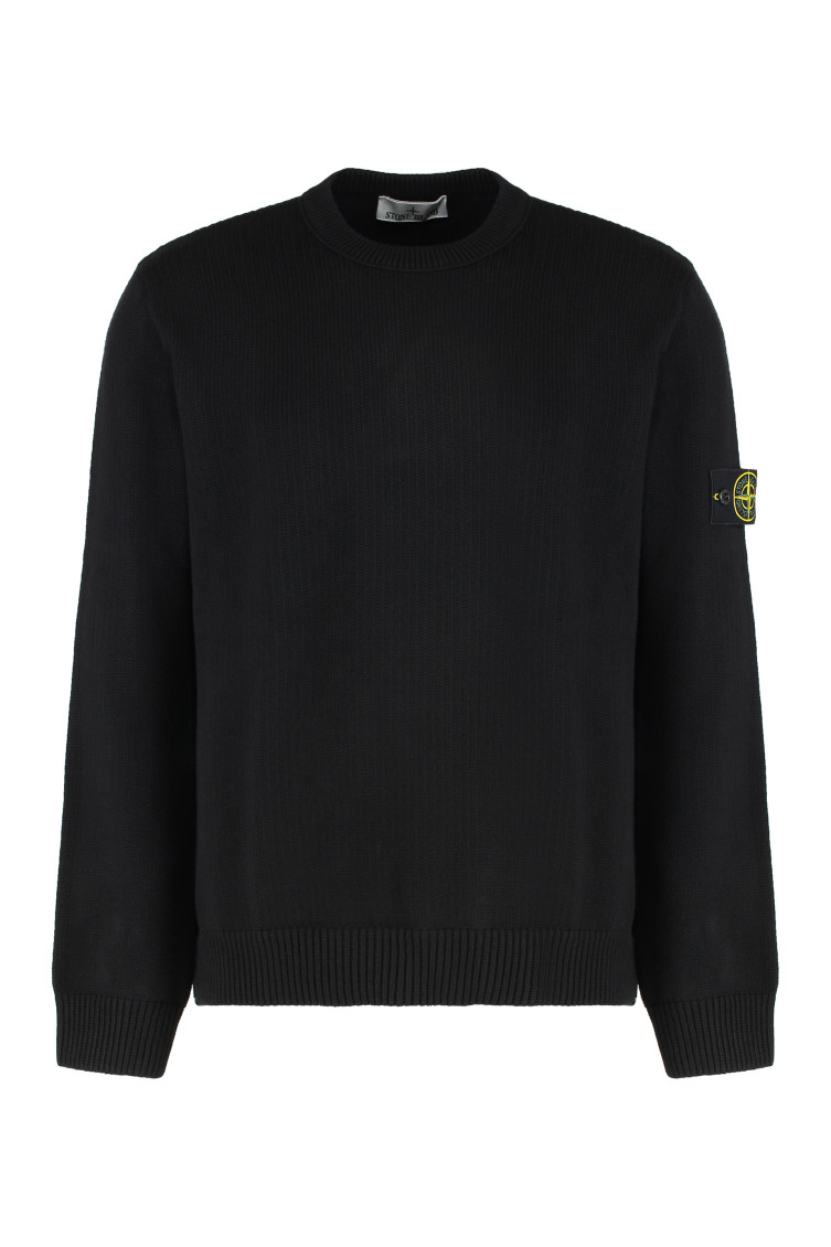 Crew Neck Sweater In Cotton