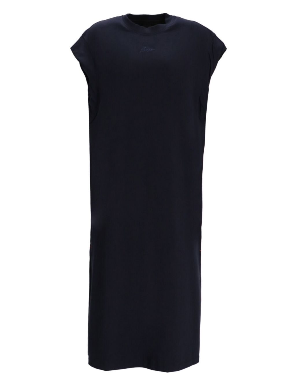 BOSS crew-neck midi dress - Black
