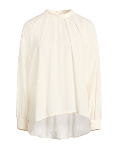 Woman Top Ivory Size 8 Cotton, Cashmere