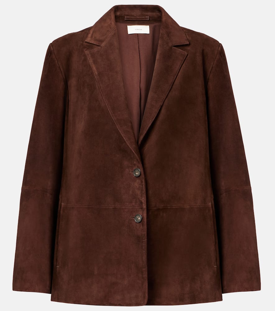 Suede blazer
