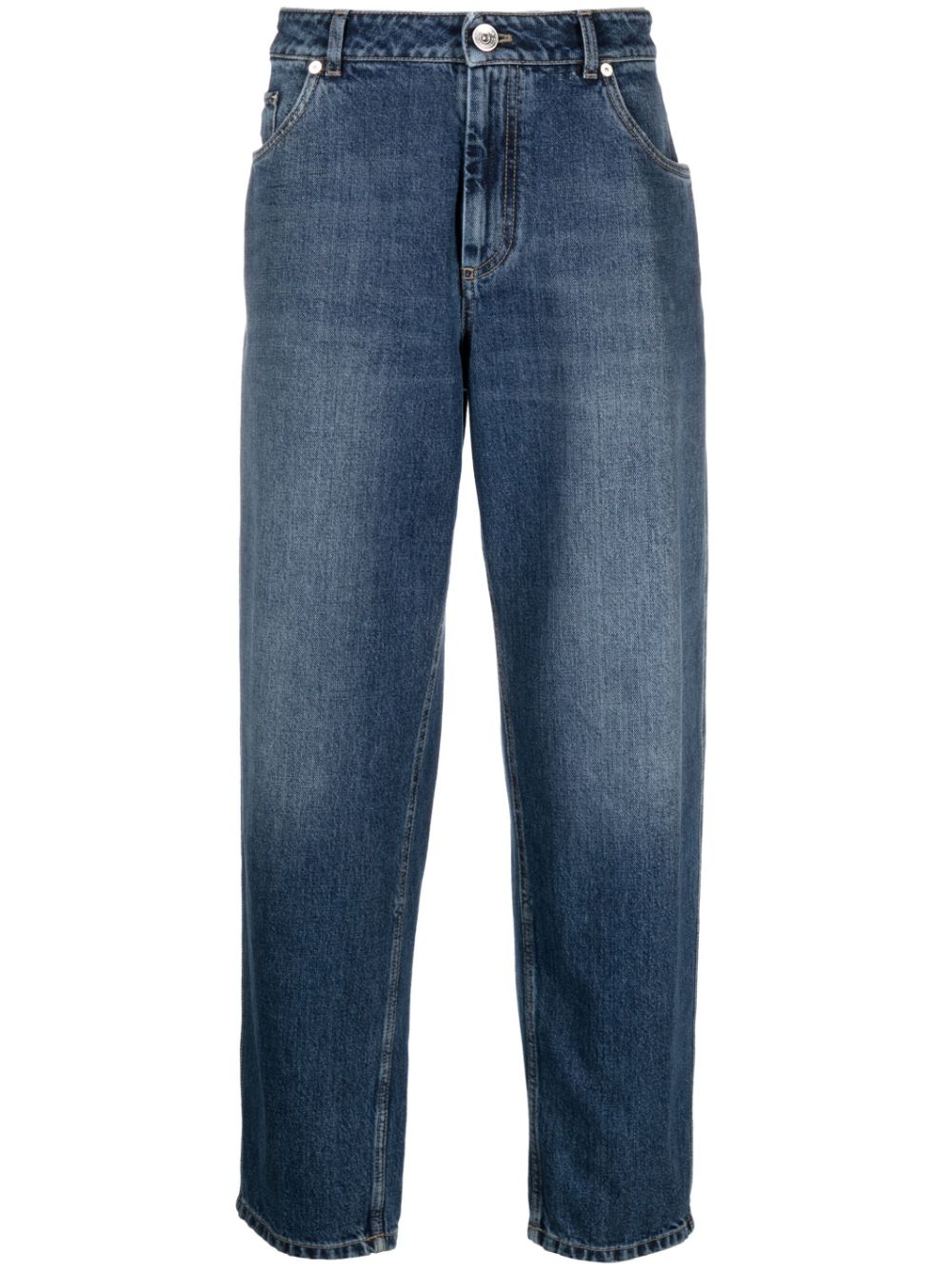 Straight-leg denim jeans - Blue