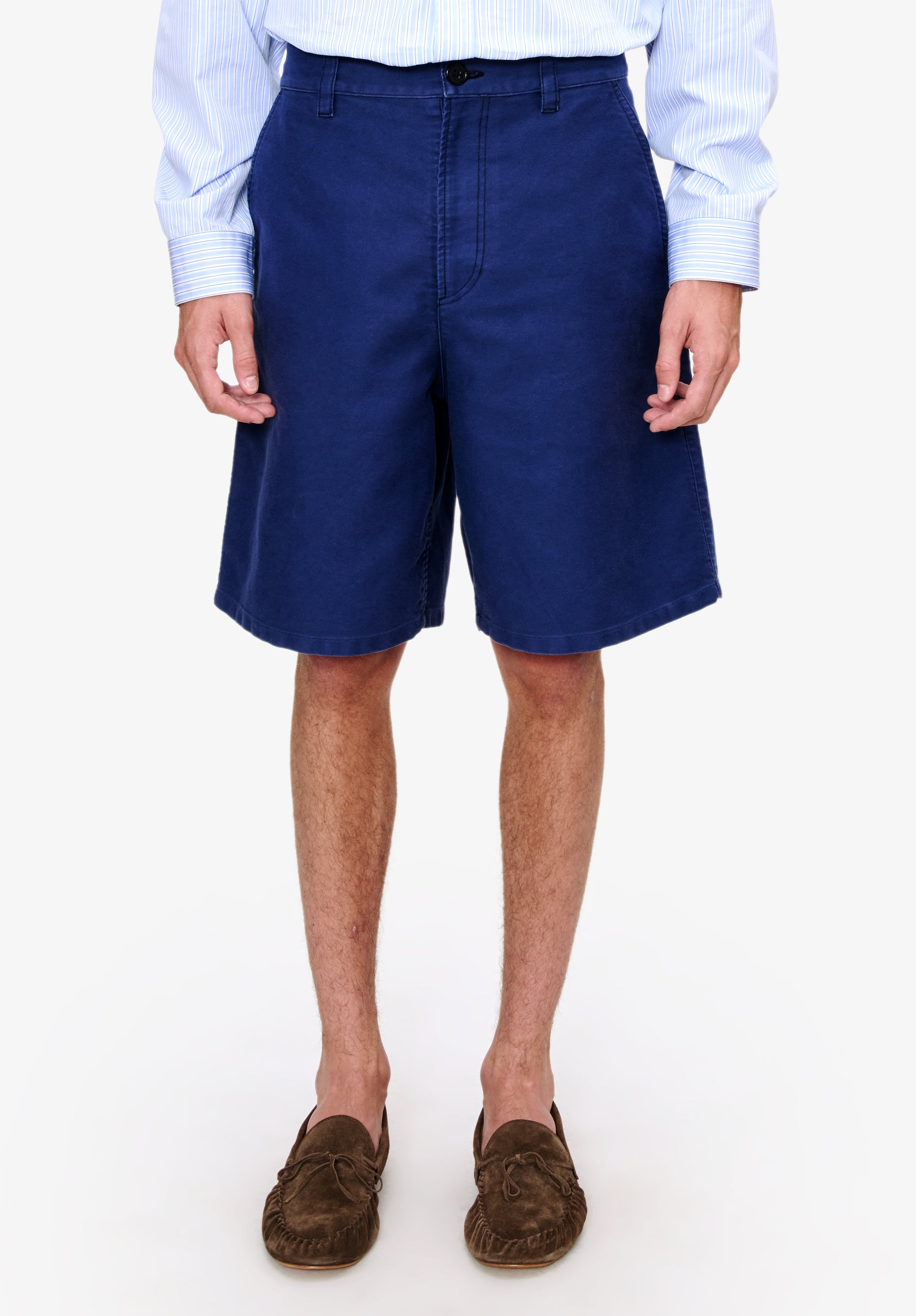 A. P.C. Andy Bermuda Shorts M Iaj - Marine Blue