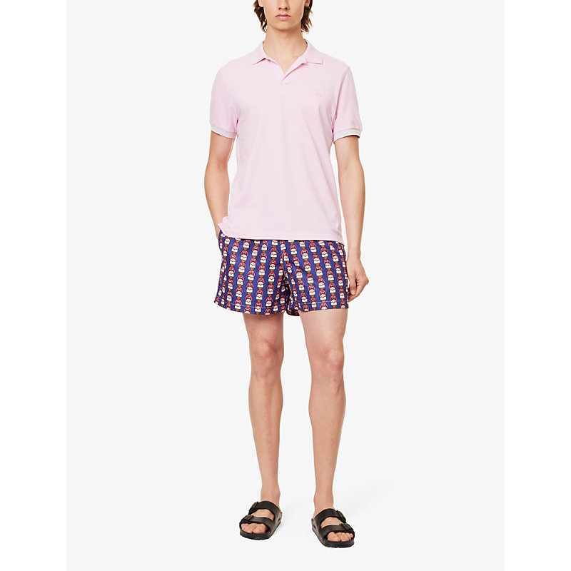 Arrels Barcelona 남성 Mens Navy Lick Me Craig Printed Swim Shorts S 75521241
