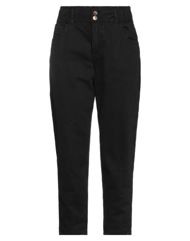 Woman Jeans Black Size 25 Cotton