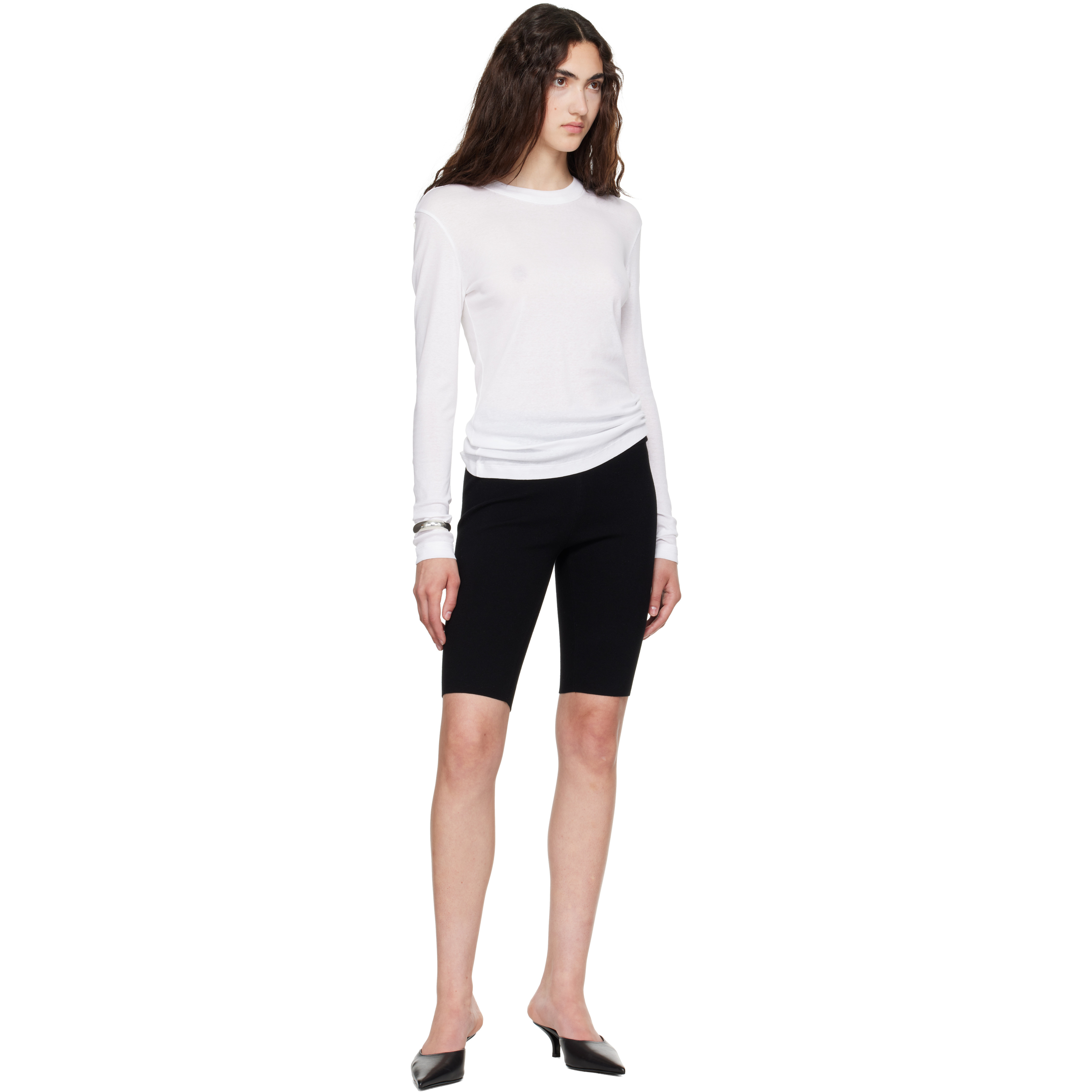 White Sophie Longsleeve T-shirt