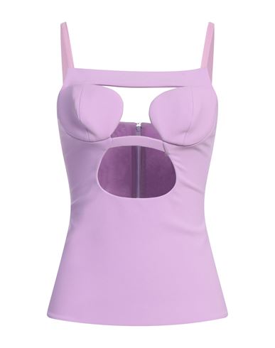 Nensi Dojaka Woman Top Lilac Size XS Viscose, Polyamide, Elastane