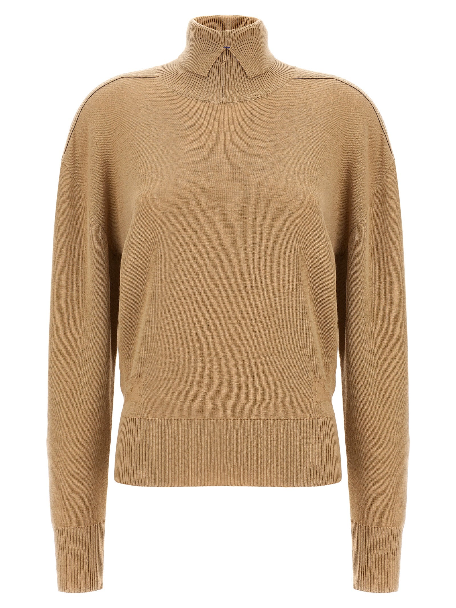 Wool Turtleneck Turtleneck — Beige
