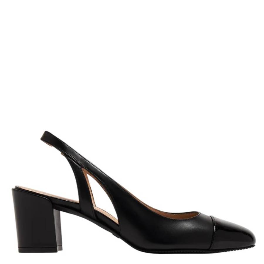 Sleek 50 Leather Slingback Pumps
