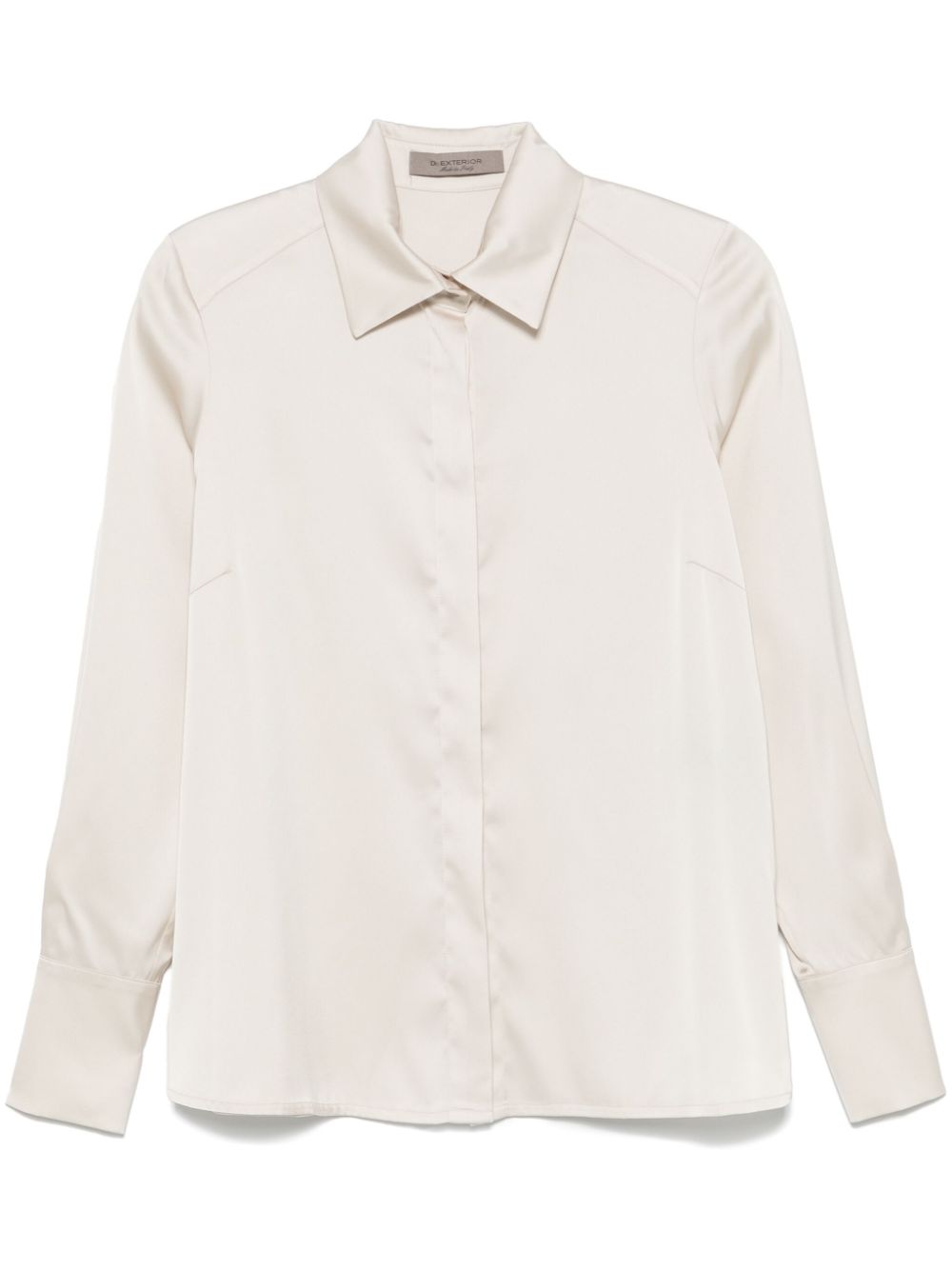 Satin shirt - Blue