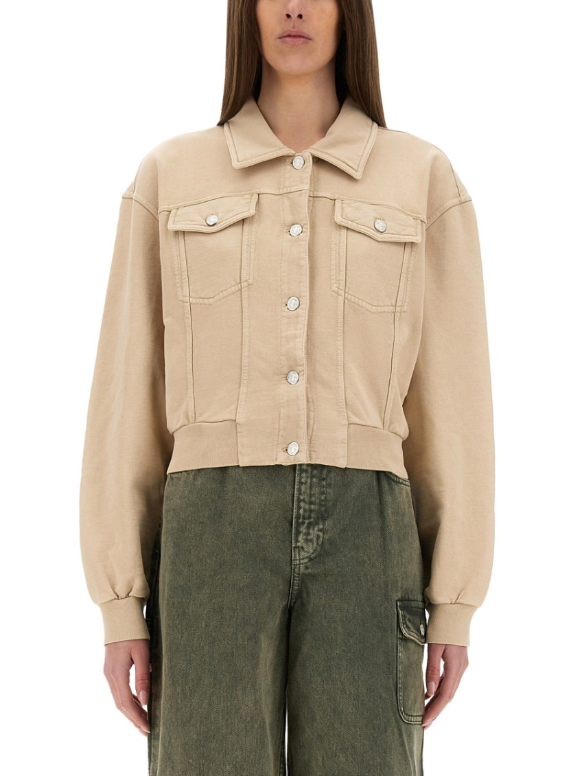 Moschino - "utility" jacket with chest pockets and collared neck