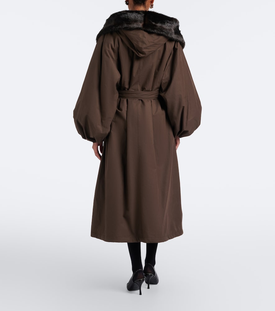 Cotton wrap coat