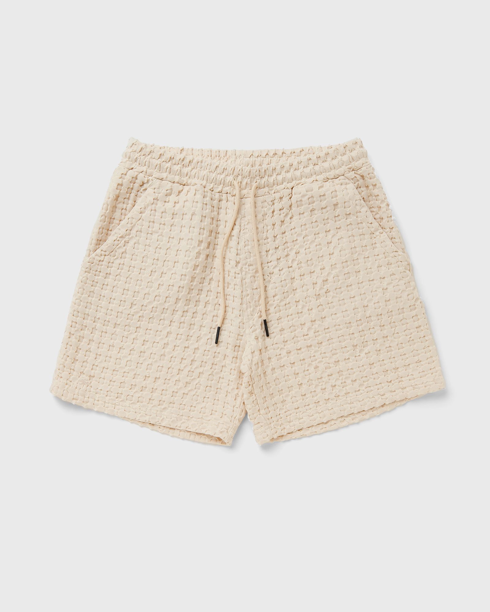 Ecru Porto Waffle Shorts beige male Casual Shorts now available at BSTN in size S