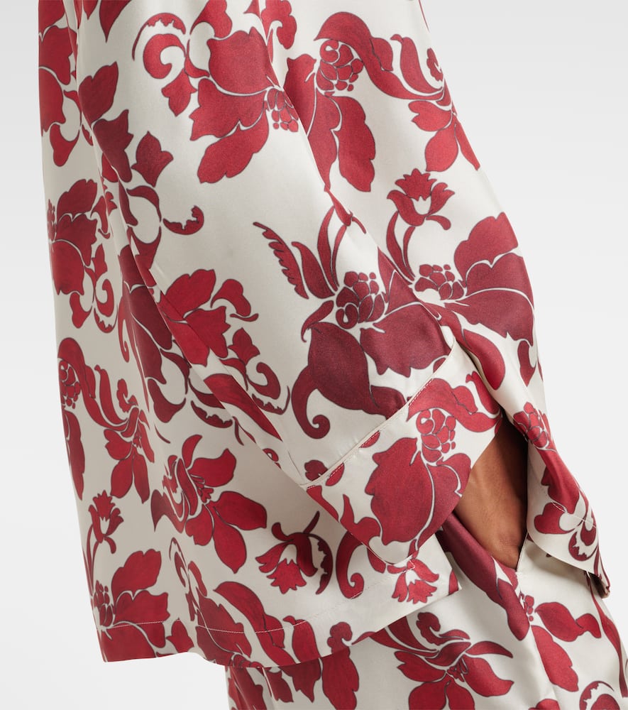 Alan silk jacquard blazer
