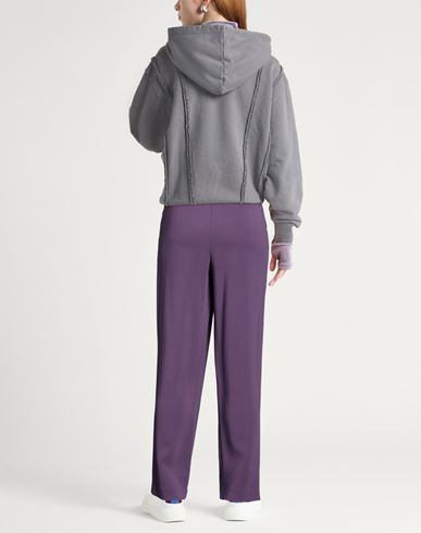 Woman Pants Dark purple Size 4 Viscose, Elastane