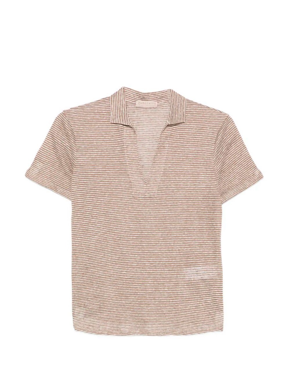 Short Sleeve Polo Blouse