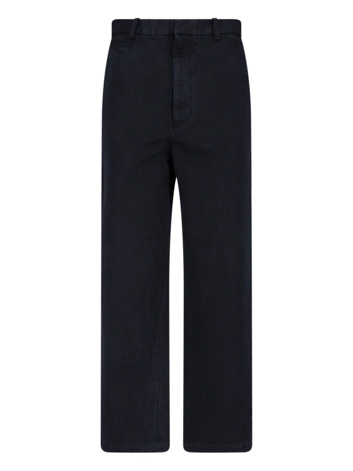 High-Waist Straight-Leg Trousers