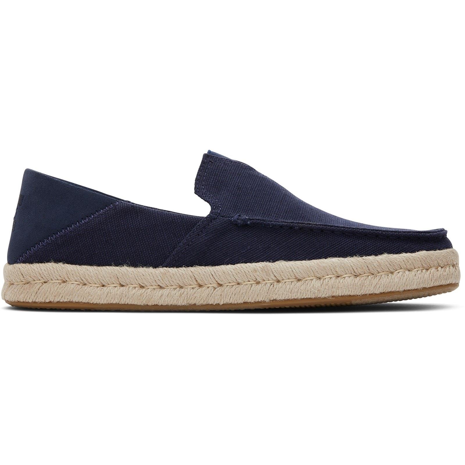 Toms Alonso Jute Men's Navy Espadrille