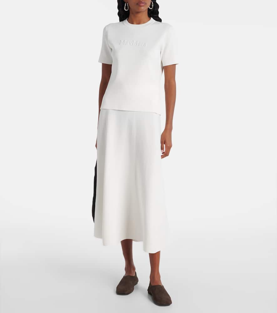 Max Mara Adelio logo crepe T-shirt