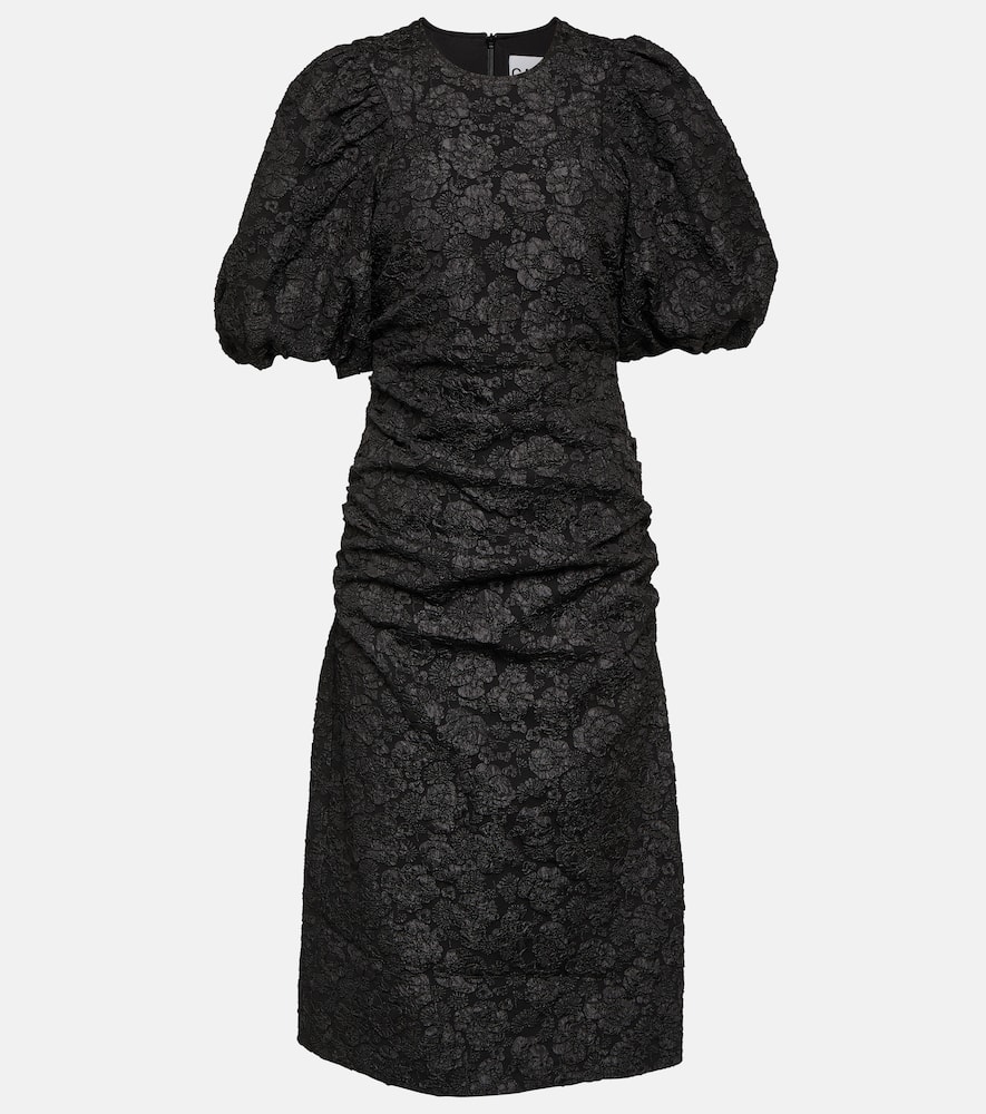 Ganni Jacquard midi dress