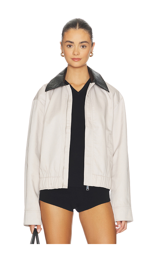 MORE TO COME Huntleigh Jacket in Beige. S. Also in XXS, XS, M