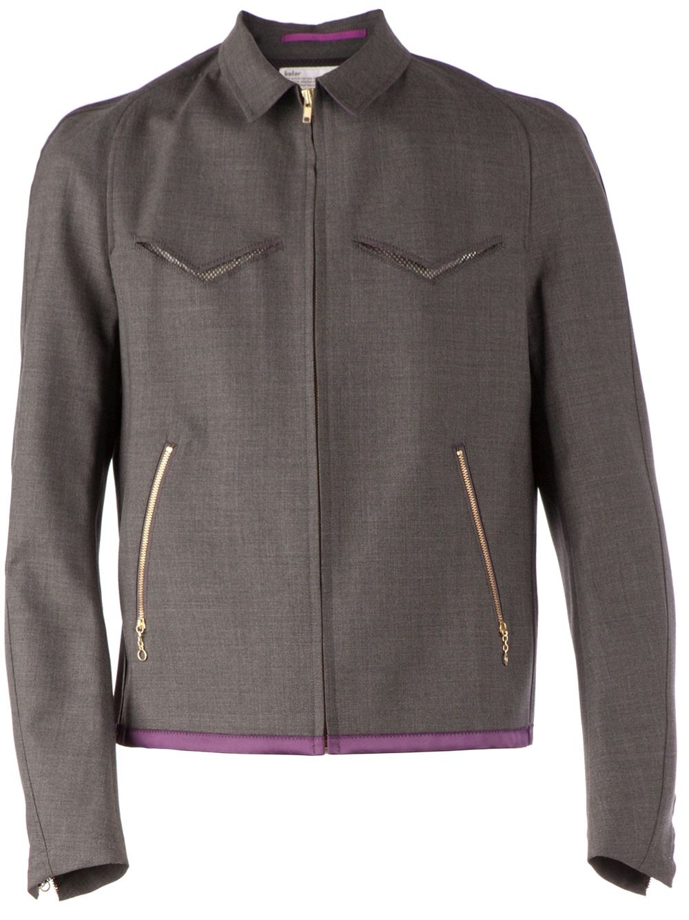 Vent detail jacket - Grey