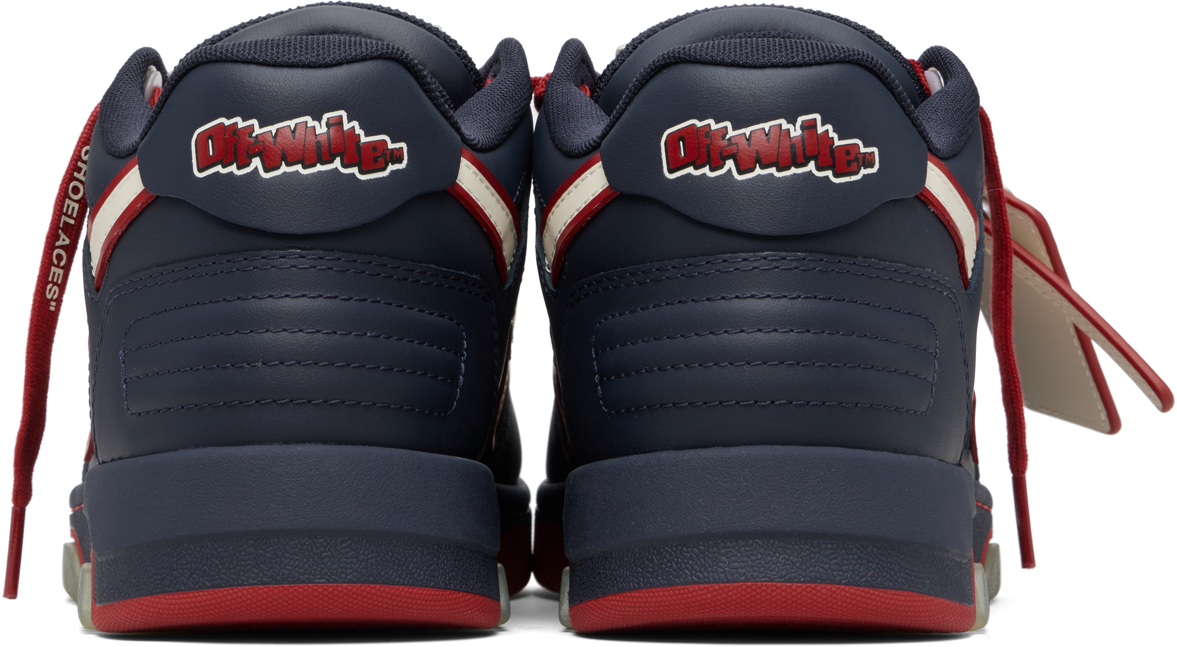 Navy 'Out Of Office' Outline Sneakers