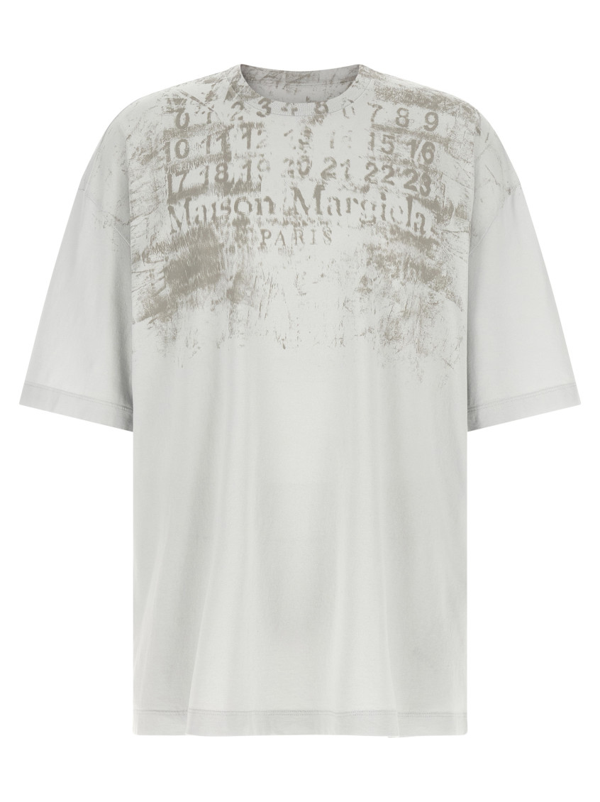 Grey Graphic Crew Neck T-Shirt