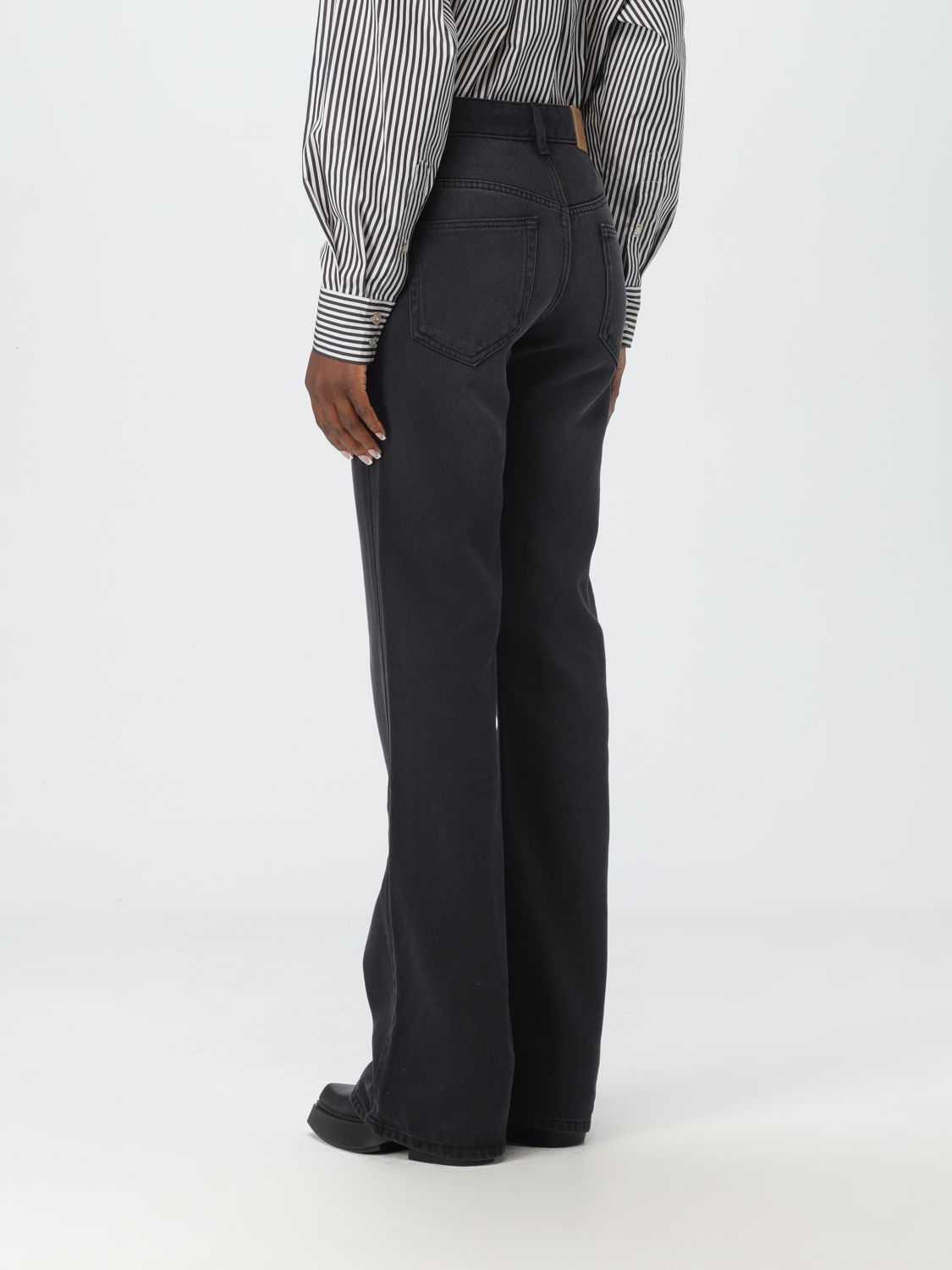 Jeans Woman color Black