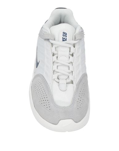Woman Sneakers Light grey Size 4 Textile fibers, Leather