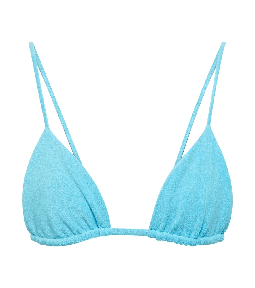 Exclusive to Mytheresa - Via terry triangle bikini top