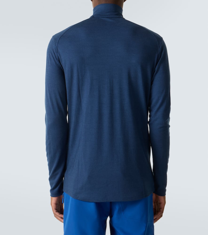 Norrøna Femund wool half-zip ski top