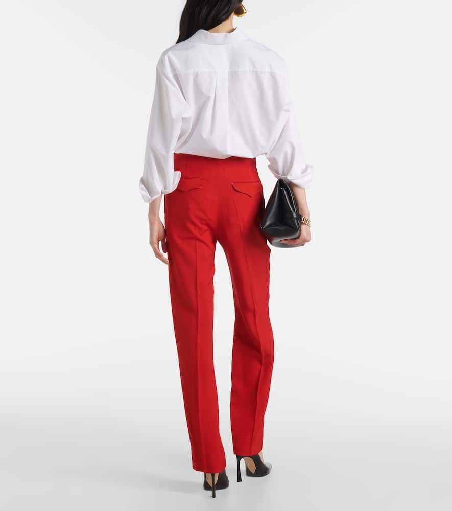 Victoria Beckham Mid-rise tapered pants
