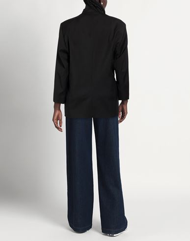 Woman Jacket Black Size 4 Wool