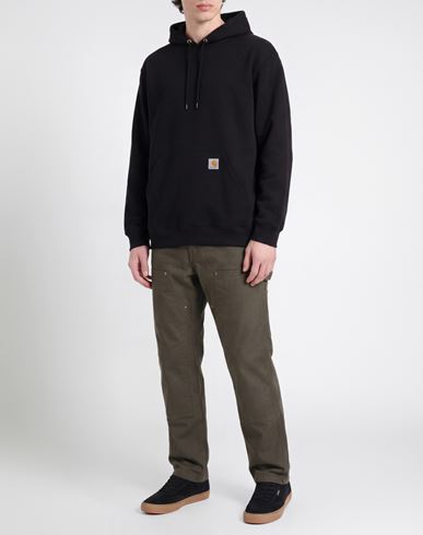 Man Sweatshirt Black Size XL Cotton, Polyacrylic