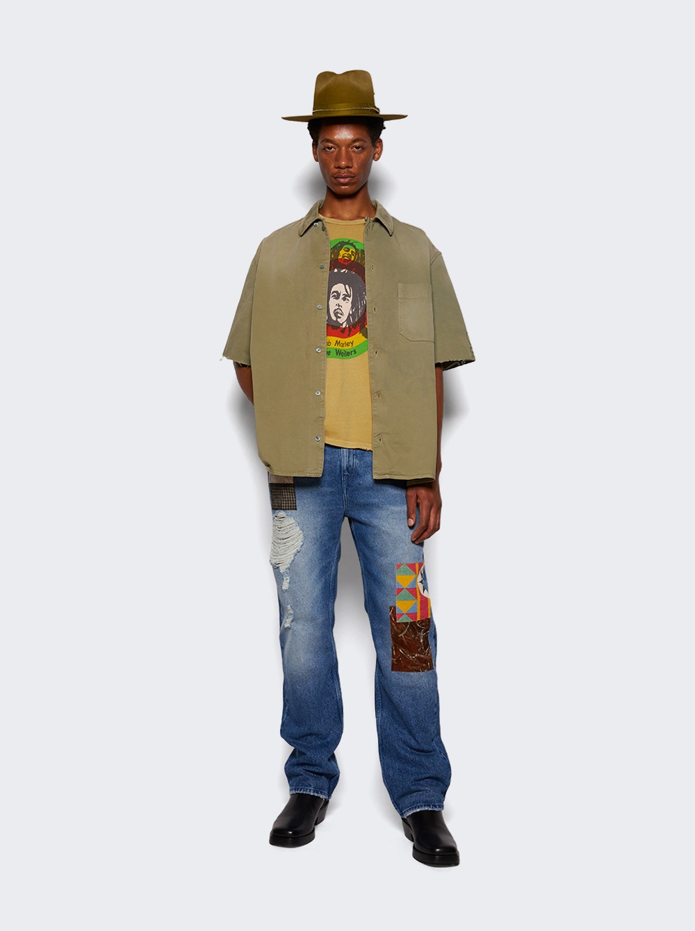 Bob Marley T-shirt - Neutrals
