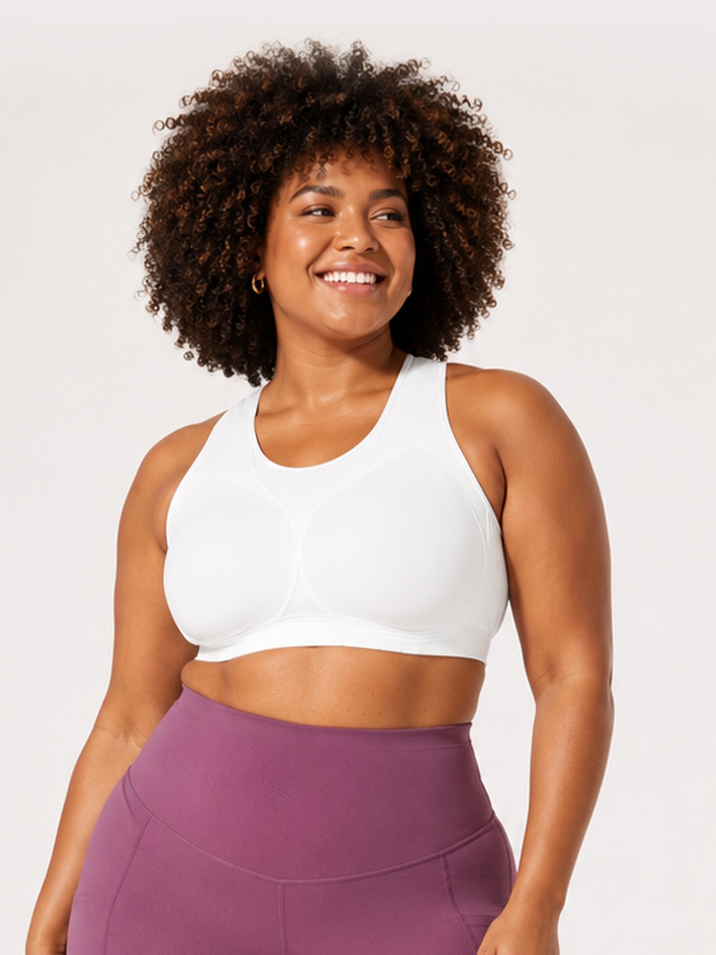 Body Sculpt Sports Bra - White