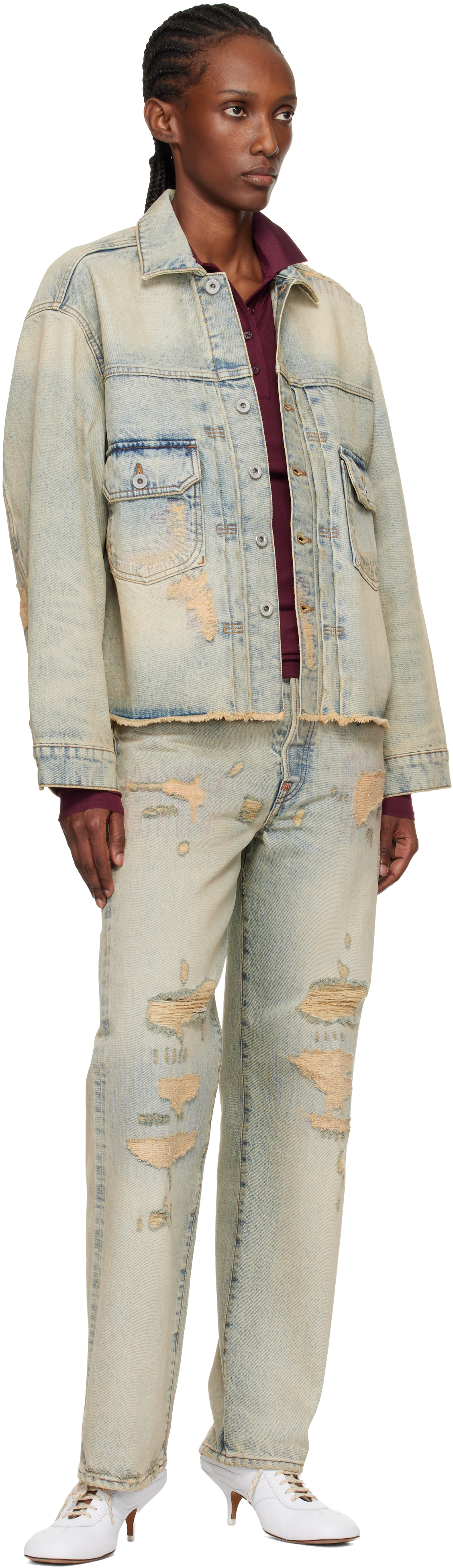 Blue Paris Denim Trucker Jacket