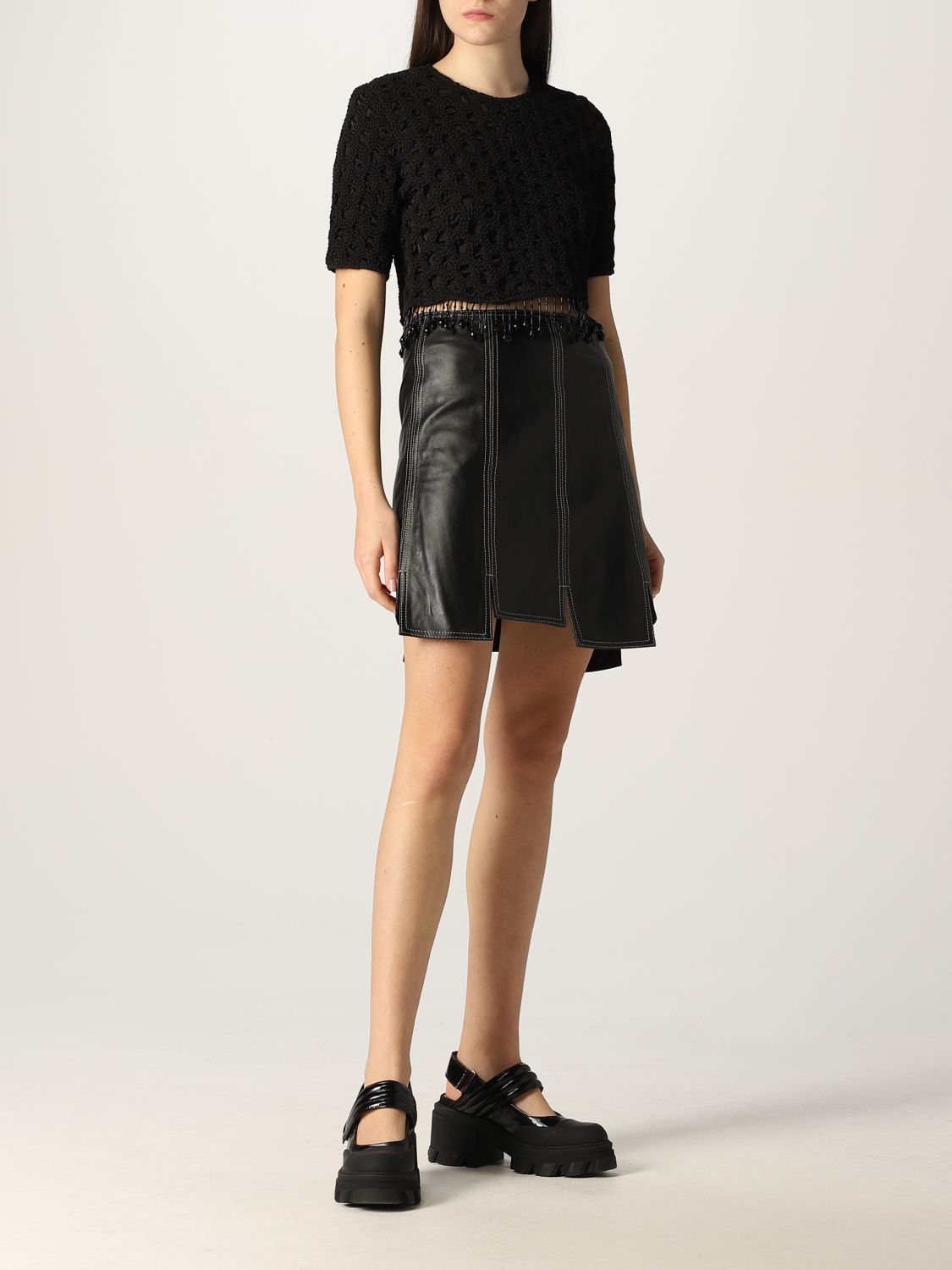 Top with beaded fringes