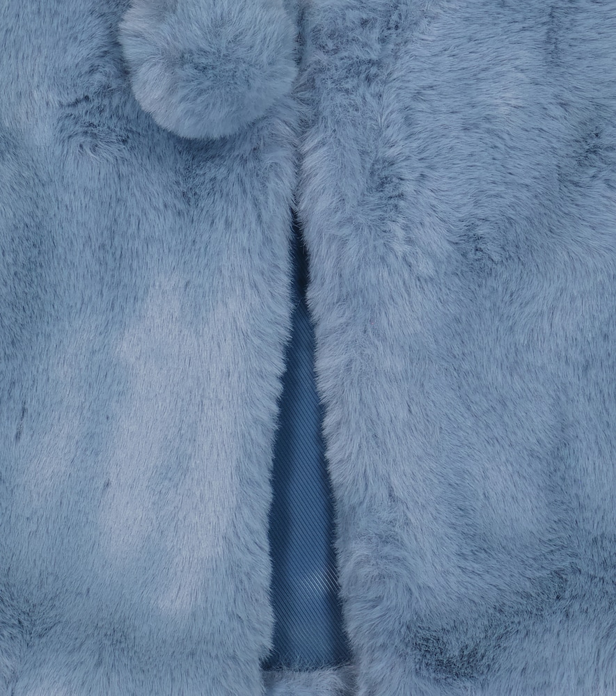 Baby faux fur gilet