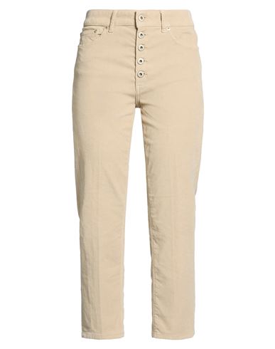 Woman Pants Sand Size 28 Cotton, Lyocell, Elastane