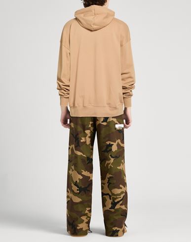 Man Sweatshirt Camel Size XL Cotton