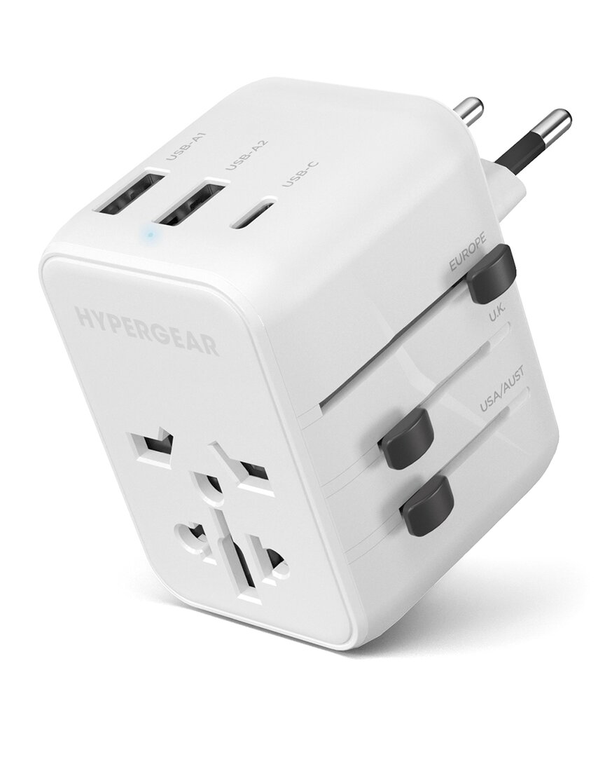 WorldCharge Universal Travel Adapter with USB-C