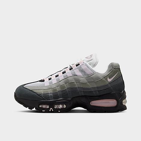 Women's Air Max 95 Big Bubble Casual Shoes in Black/Pink Foam/White