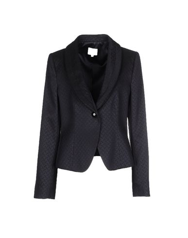 Woman Blazer Midnight blue Size 6 Wool, Polyester